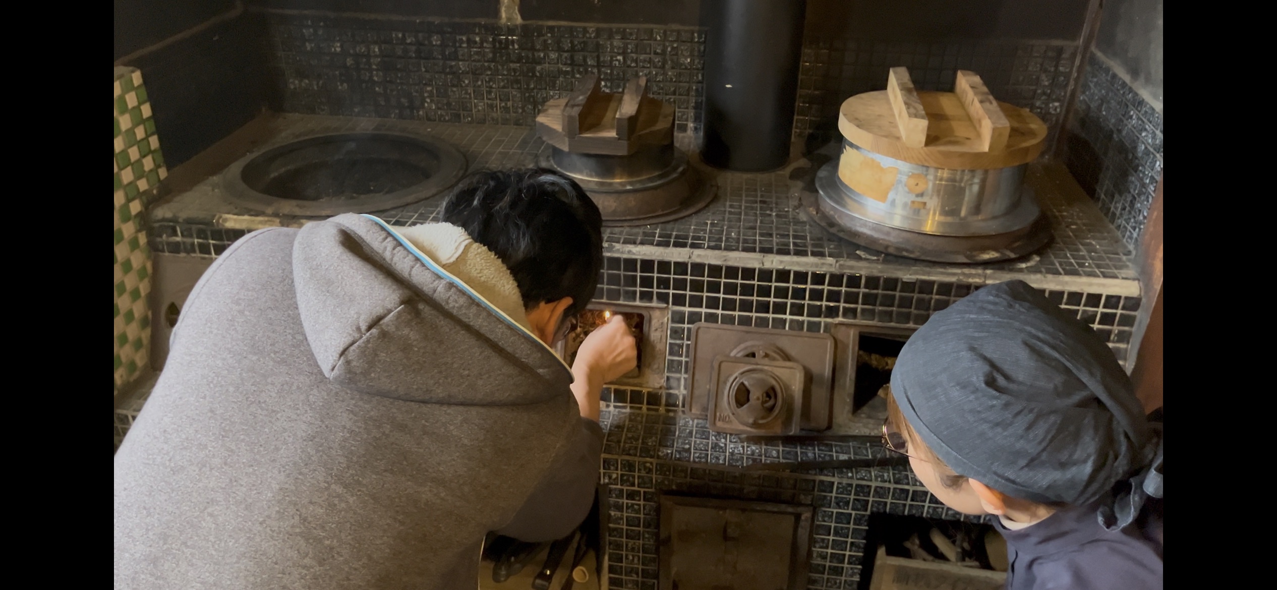 Kamado Rice Cooking